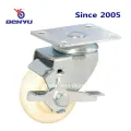 Medium Duty All Size Caster Wheels in White